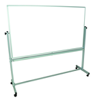 72 x 40 Whiteboard with Frame and Casters - Exact Industrial Supply