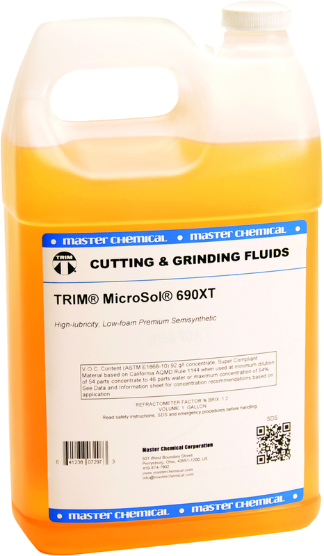 1 Gallon TRIM® MicroSol® 690XT High Lubricity Low Foam Premium Semi-Synthetic - Exact Industrial Supply
