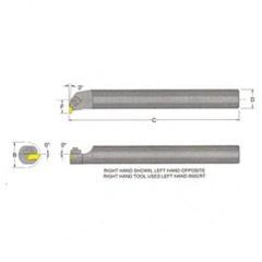 S10NER2 Top Notch Boring Bar 5/8 Shank - Exact Industrial Supply