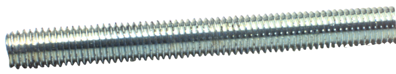 Threaded Rod - 1-14; 3 Feet Long; Zinc Plated - Exact Industrial Supply