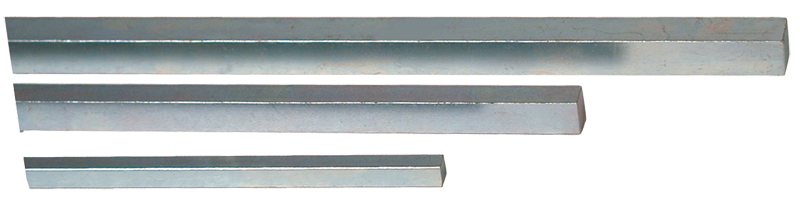 12 x 6 ea. 3/16; 1/4; 5/16; 3/8; 4 ea. 7/16; 1/2'' - Cold Finish Square Key Stock Assortment - Exact Industrial Supply
