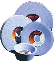 8 x 3/4 x 1-1/4" - Ceramic (SG) / 46K Type 1 - Medalist Surface Grinding Wheel - Exact Industrial Supply