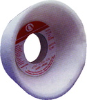 5/3 - 3/4 x 1-3/4 x 1-1/4" - Aluminum Oxide (AA) / 60K Type 11 - Tool & Cutter Grinding Wheel - Exact Industrial Supply