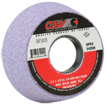 4 x 1-1/2 x 1-1/4" - Type 11 - AS3-60-K-VCER - Tool & Cutter Grinding Wheel - Exact Industrial Supply