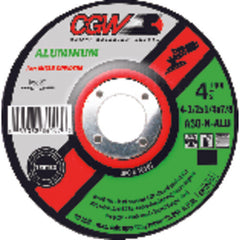 7″ × 1/4″ × 7/8″ - Aluminum Oxide A30-N-ALU - Depressed Center Wheel