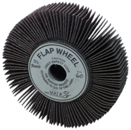 6 x 1 x 1" - 60 Grit - Unmounted Flap Wheel - Exact Industrial Supply