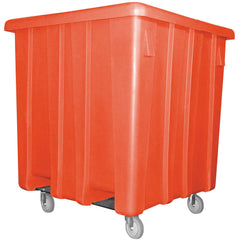 Bulk Container W/Casters Orange 39″