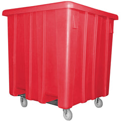 Bulk Container W/Casters Red 39″