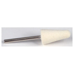 1/2″ 1″ 1/8″ Shank - Rock Hard Tapered Felt Bob - Exact Industrial Supply