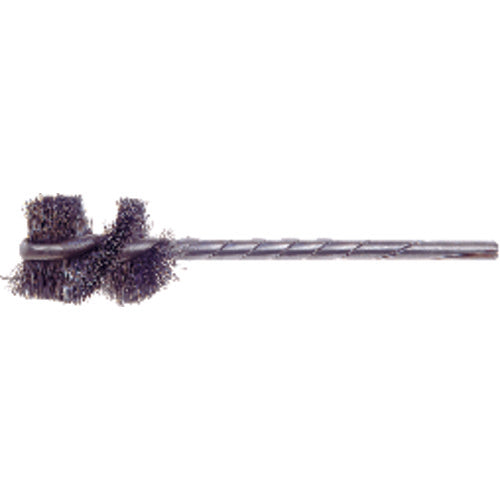 1 1/8″ Diameter - Crimped Steel Wire Tube Brush - Exact Industrial Supply