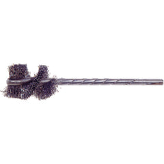 9/16″ Diameter - Crimped Steel Wire Tube Brush - Exact Industrial Supply