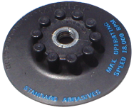 4-1/2" - BD55F Style - Resin Fibre Disc Quick Change Holder Pad - Medium - Exact Industrial Supply