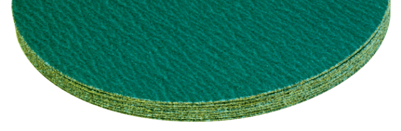 20" x No Hole - 36 Grit - Green Zirconium-Cloth Sanding PSA Disc - Exact Industrial Supply