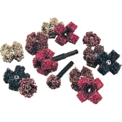 ‎3″ × 3/4″-1/4″-20 Eyelet - Coarse Grit - Aluminum Oxide - Buff and Blend Disc Alt mfg # 727401 - Exact Industrial Supply