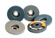 4-1/2 x 7/8'' - Fine Grit - Silicon Carbide BriteRite Type 27 Unitized Wheel - Exact Industrial Supply