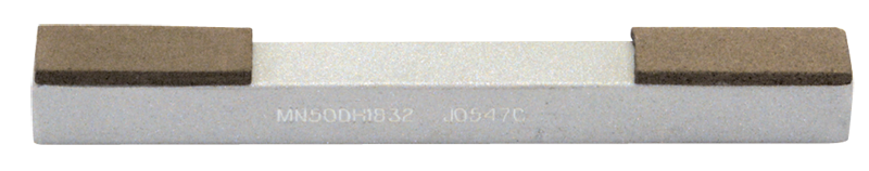 1'' Diamond Length - 4'' OAL (3/8 x 3/8") - 150/220 Grit - Double End Resin Bond Diamond Hone - Exact Industrial Supply