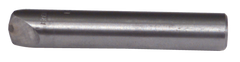 1/3 Carat - 7/16 x 2-1/2'' Shank - Lapped Diamond Chisel for Radius Tool - Exact Industrial Supply