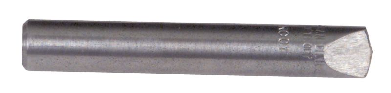 1/3 Carat - 3/8 x 2-1/2'' Shank - Natural Diamond Chisel for Radius Tool - Exact Industrial Supply