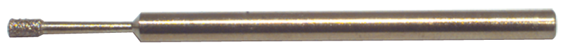 .591 x .394 x 1/4" - 120 Grit - Diamond Jig Grinding Mandrel - Exact Industrial Supply