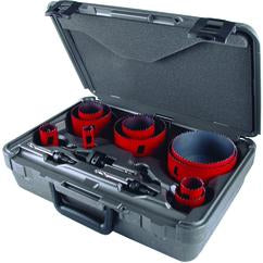 MHS08E ELECTRICIAN HOLE SAW KIT - Exact Industrial Supply