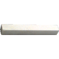 6″ × 1″ × 1″ (220 Grit) - White Aluminum Oxide Dressing Sticks for Diamond & CBN Wheels - Exact Industrial Supply