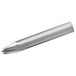 1/4" SH-2-1/2" OAL - 10°-Taper Ball Runner Cutter-2 FL - Exact Industrial Supply