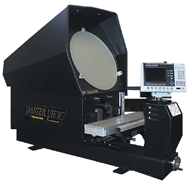 #OC150X - Comb. Grid/Radius Overlay Chart - Optical Comparator Accessory - Exact Industrial Supply