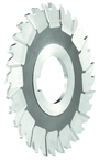 7 x 3/16 x 1 - HSS - Staggered Tooth Slitting  - 44T - TiN Coated - Exact Industrial Supply