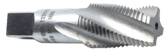 1/8-27 (lg. shk.) Dia. - 4 FL - HSS - Bright Spiral Flute Taper Pipe Tap - Exact Industrial Supply