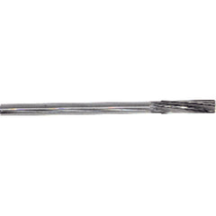 ‎7/64″ Dia. 4-Flute, Round Shank, Spiral Flute, HSS, 3-1/2″ OAL Chucking Reamer Series/List #1653 - Exact Industrial Supply
