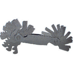 Model 188-102-28 Leaves-4 to 60 Pitch - Whitworth 55 Screw Pitch Gage - Exact Industrial Supply