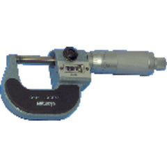 0-1″ Measuring Range-0.0001″ Graduation - Friction Thimble - Carbide Face - Digital Outside Micrometer - Exact Industrial Supply