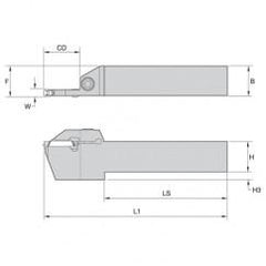 250214 WMT LH TOOLHOLDER 16 X 16 - Exact Industrial Supply