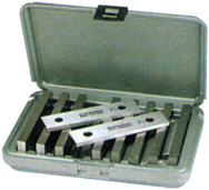 #599-921-4 - 9 Piece Set - 3/4 to 1-3/4'' - Parallel Set - Exact Industrial Supply