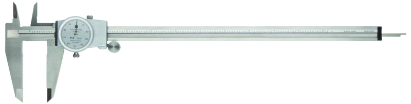 0 - 8" Measuring Range (.001 Grad.) - Dial Caliper - #00589045 - Exact Industrial Supply