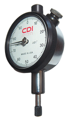 .250 Total Range - 0-100 Dial Reading - AGD 1 Dial Indicator - Exact Industrial Supply