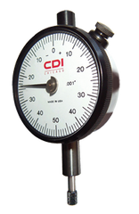 .200 Total Range - 0-10 Dial Reading - AGD 2 Dial Indicator - Exact Industrial Supply