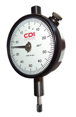 2.0 Total Range - 0-100 Dial Reading - AGD 2 Dial Indicator - Exact Industrial Supply