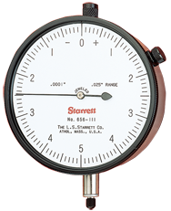 #656-441J - 1" Total Range - 0-100 Dial Reading - AGD 4 Dial Indicator - Exact Industrial Supply