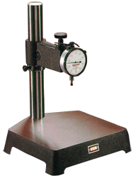 #653J - Kit Contains: .0005" Graduation; 0-25-0 Reading - Cast Iron Comparator Stand & Dial Indicator - Exact Industrial Supply