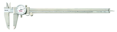 #120MZ-300 - 0 - 300mm Measuring Range (0.02mm Grad.) - Dial Caliper with Certification - Exact Industrial Supply