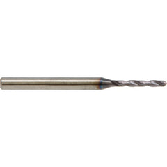 2.90 mm Dia. × 3.0 mm Shank × 21 mm Flute Length × 60 mm OAL, 5XD, 138°, ALtimaÂ, 2 Flute, Coolant Thru, Solid Carbide Drill - Exact Industrial Supply