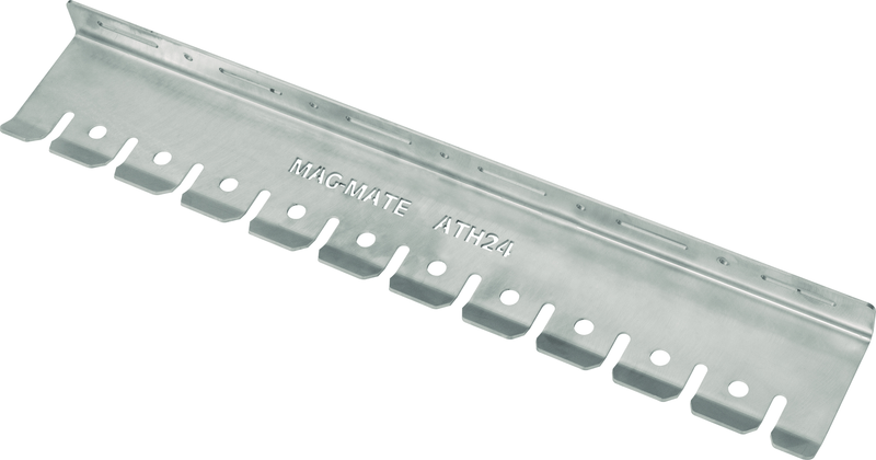 24" Long 3/8 Slot Air Tool Holder - Exact Industrial Supply