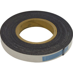 0.30″ × 1″ × 25 feet Flexible Magnet Material Plain Back - Exact Industrial Supply