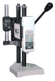 #LV220SC - Vertical Compression Stand with Distance Meter for Force Gauges - Exact Industrial Supply