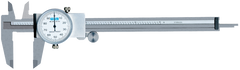 0 - 8'' Measuring Range (.001" Grad.) - Shockproof Steel Dial Caliper - #52-008-708 - Exact Industrial Supply