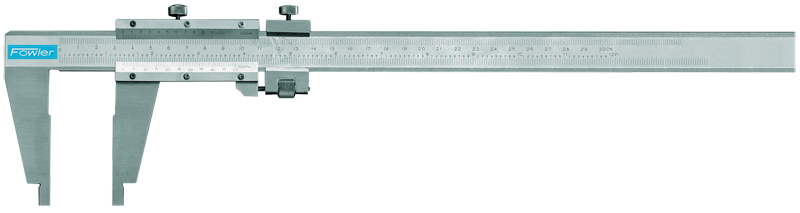 0 - 24" / 0 - 600mm Measuring Range (.001" / .02mm Grad.) - Vernier Caliper - Exact Industrial Supply