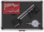 Kit Contains: Noga Mini Mag Base; AGD Group 1 Indicator; 22-Piece Contact Point Set In Aluminum Case - Mini Mag Set - Exact Industrial Supply