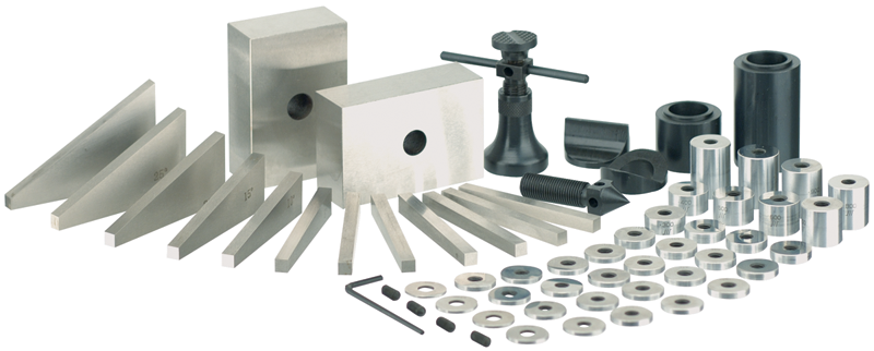 Kit Contains: 1-2-3 Blocks; Angle Block Set; Spacer Blocks - Machinist Set Up Kit - Exact Industrial Supply