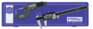 Kit Contains: 0-6" Electronic Caliper; 0-1" Electronic Micrometer; Shop-Hardened Case - Basic Electronic Measuring Set - Exact Industrial Supply